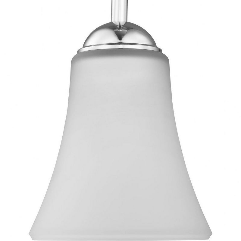 Progress Lighting, Angelic Collection, 1-Light Mini-Pendant, Polished Chrome, Etched Glass Shade, 1 of 5