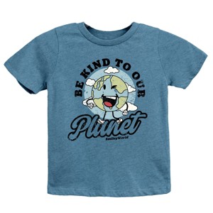 The Juniper Shop SmileyWorld Be Kind To Our Planet Retro Youth Short Sleeve Tee - 1 of 4