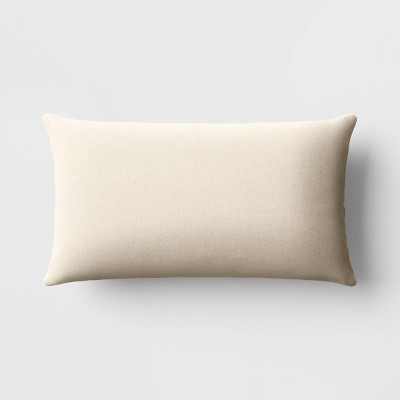 Oversized Stitched Lumbar Throw Pillow Neutral - Threshold&#8482;_3