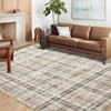 Nasitip Modern Geometric Plaid Area Rugs for Living Room Soft Low Pile Non-Sliping, Machine Washable - 4 of 4