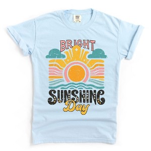 Simply Sage Market Women's Bright Sunshine Day Short Sleeve Garment Dyed Tee - 1 of 3