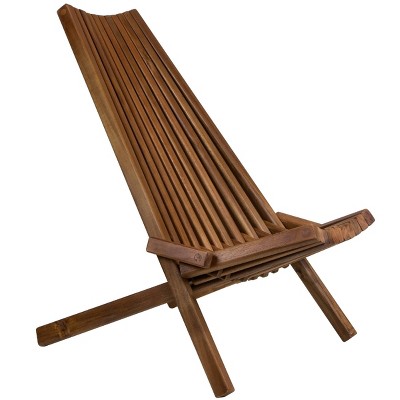 Tamarack Wood Folding Patio Chair - CleverMade