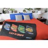 Intimo Beyblade Burst Spinner Tops Let It Rip! Plush Fleece Throw Blanket Black - 2 of 4