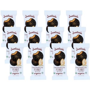 Justin's 2 Dark Chocolate Crispy Peanut Butter Cups Organic - Case of 12/1.32 oz - 1 of 4