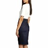 Women's Stretch Denim Skirt - Destructed Mini & Pencil Skirts with Functional Pockets Indigo - 3 of 4