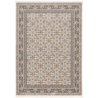 Oriental Weavers Maharaja 2061N Ivory/ Grey Indoor Area Rug - 6'7" x 9'6"