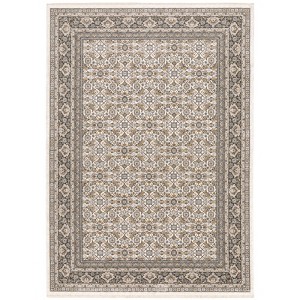 Oriental Weavers Maharaja 2061N Ivory/ Grey Indoor Area Rug - 3'3" x 5' - 1 of 4