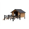 Dexmalle Wooden Dog Kennel with Porch - 4 of 4