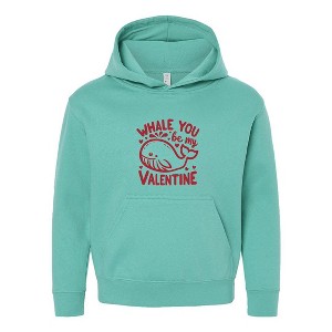The Juniper Shop Valentine's Whale Youth Graphic Hoodie - 1 of 3