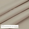 Hotel Quality 100% Waterproof Fabric Shower Curtain or Liner with Magnets for Bathroom - 4 of 4