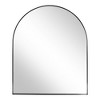 ChicFurnit Bathroom Vanity Mirrors Arched Mirror with Sturdy Metal Frame HD Reflections for Bedroom Bathroom Entryway, Black, 36"*30"*1.2" - 4 of 4