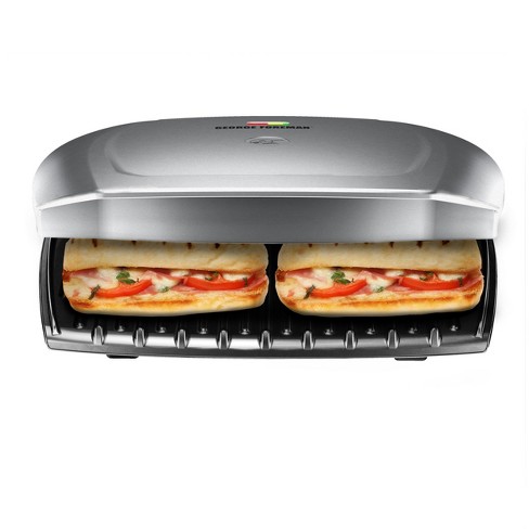 George Foreman 9.2-in L x 6.69-in W Non-Stick Residential in the Indoor  Grills department at