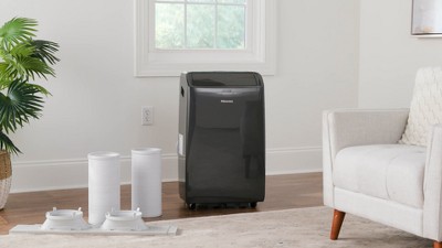 Hisense 10,000 BTU Black Portable Inverter Air Conditioner with Wi-Fi and Remote
