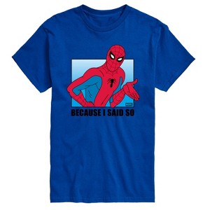 Men's - Marvel - Because I Said So Spiderman Short Sleeve Graphic T-Shirt - 1 of 4