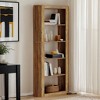 Hommoo 5-Tier Bookshelf Brown - 3 of 4