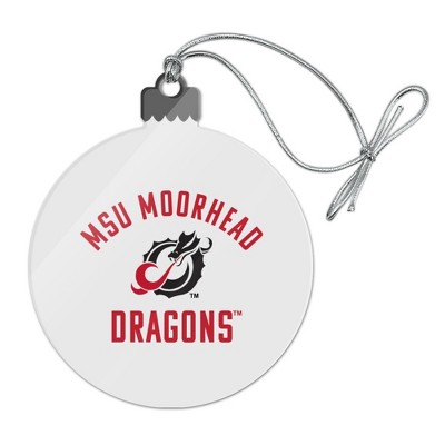 Minnesota State University Moorhead Dragons Acrylic Christmas Tree Holiday Ornament