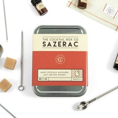 The Cocktail Box Co. Sazerac Cocktail Kit - Premium Cocktail Kits - Make Hand Crafted Cocktails. Great Gifts for Cocktail Lovers (1 Kit)