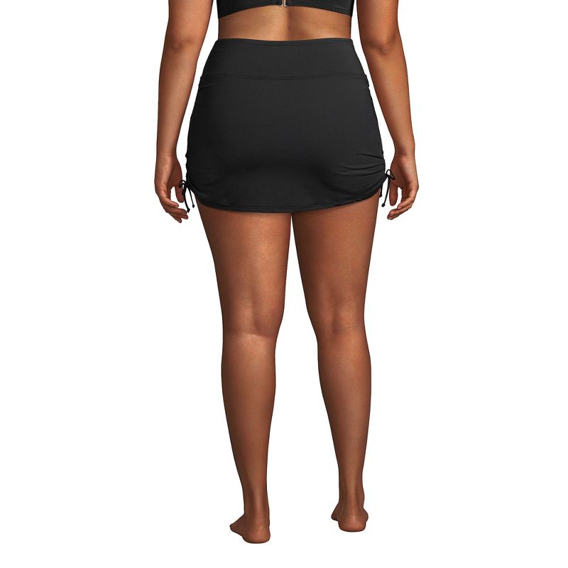 Lands' End Women's Plus Size Chlorine Resistant Tummy Control Adjustable Swim Skirt Swim Bottoms, 2 of 7