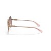 Coach HC7120 55mm Woman Square Sunglasses Navy Pink Peach Gradient Lens - 3 of 4