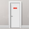 Unique Bargains Acrylic Self-Adhesive Decor Home Office Please Use Other Door Left Arrow Sign - 4 of 4