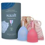 Saalt Menstrual Cups - Small & Regular - 2pk
