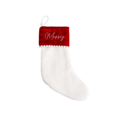 Season's Designs Christmas 18In "Merry" Stocking