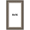 PosterPalooza | Panoramic Weathered Black Picture Frame - UV Acrylic, Foam Board Backing, Hanging Hardware - 2 of 4