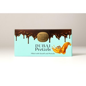 NUTS FACTORY DUBAI CHOCOLATE PRETZEL BAR - RANKED # 1 IN THE WORLD!  2 PREMIUM BAR PACK - 1 of 3