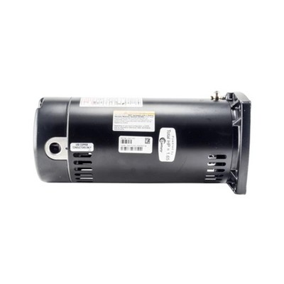 Black Stainless Steel 1.5HP Single-Speed Pool Motor Replacement