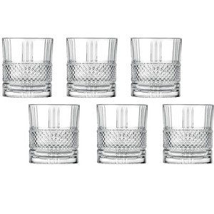 Lorren Home Trends Brilliant Collection Double Old Fashion Set of 6 - 1 of 2