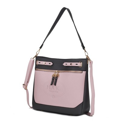 MKF Collection Evie two-tone Vegan Leather Women’s Shoulder bag by Mia K