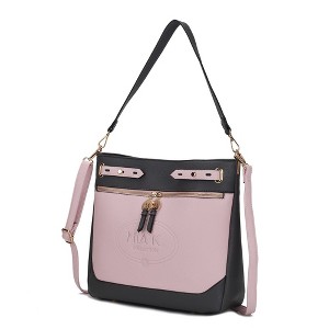 MKF Collection Evie two-tone Vegan Leather Women’s Shoulder bag by Mia K - 1 of 4