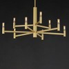 Maxim Lighting Emana 9 - Light Chandelier in  Natural Aged Brass - 2 of 3
