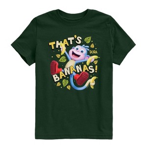 Boys' - Dora the Explorer - Thats Bananas Short Sleeve Graphic T-Shirt - 1 of 3