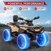 24V Kids Ride On Car, 2 Seater Licensed Can-Am Electric ATV Car for Kids, 4 Wheeler 4WD Ride On Electric Toy Car, Led, 3 Speeds - 2 of 4