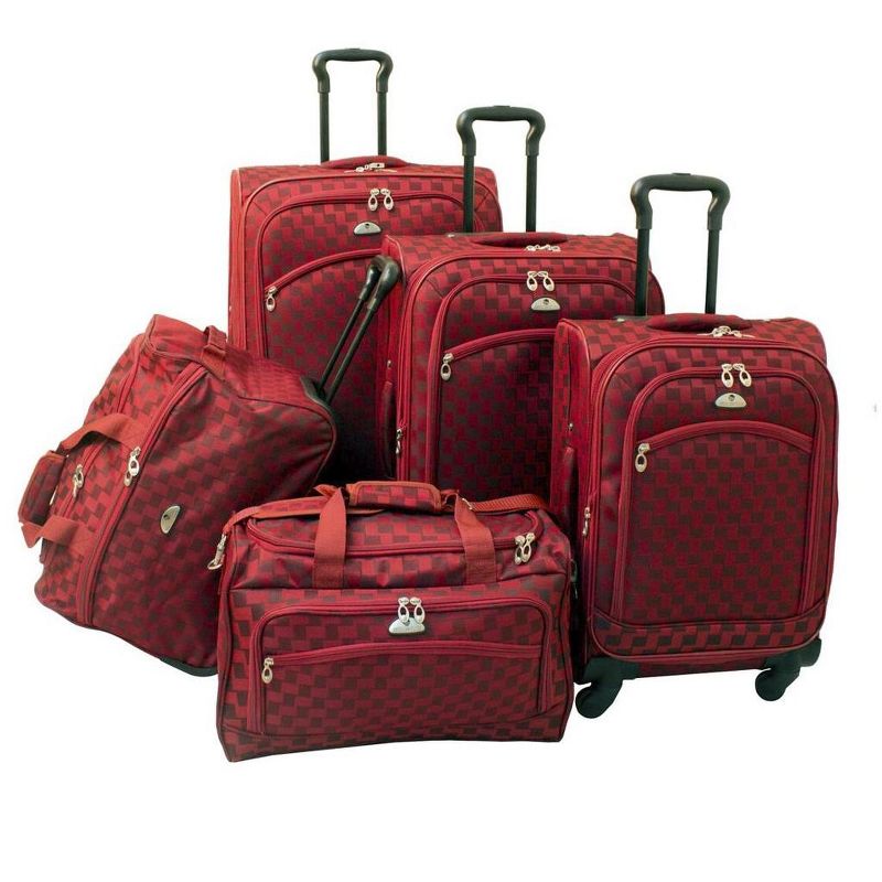 American Flyer Madrid 5-Piece Spinner Luggage Set, 1 of 6
