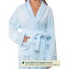 PAVILIA Soft Plush Women Fleece Robe, Cozy Warm Housecoat Bathrobe, Fuzzy Female Long Spa Robes - 2 of 4