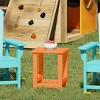 WestinTrends Malibu Kids Outdoor Patio Furniture HDPE Adirondack Square Side Table - 2 of 4