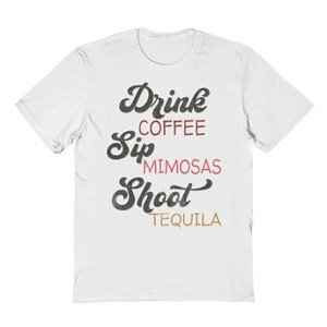 Rerun Island Men's Drink Coffee Short Sleeve Graphic Cotton T-Shirt - 1 of 1