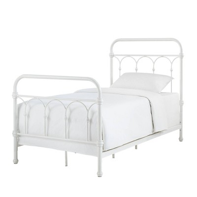 Target white store twin bed