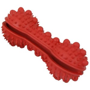 Racxily TPR Treat Dispensing, Fillable Dog Toy/Teeth Cleaning/Use with Peanut Butter or Toothpaste, Chewers-Fillable Chew Toy Dental Teeth Cleaning - 1 of 3
