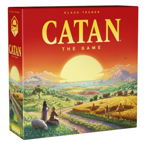 Детские игрушки Asmodee CATAN 6E Refresh Board Game: Strategy & Social Skills, 1 Hour Play, 3-4 Players, Includes Cards & Dice
