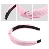 Unique Bargains Textured Cotton Knot Headband Soft Hairband for Women 1.3 Inch Wide 1Pcs - 4 of 4