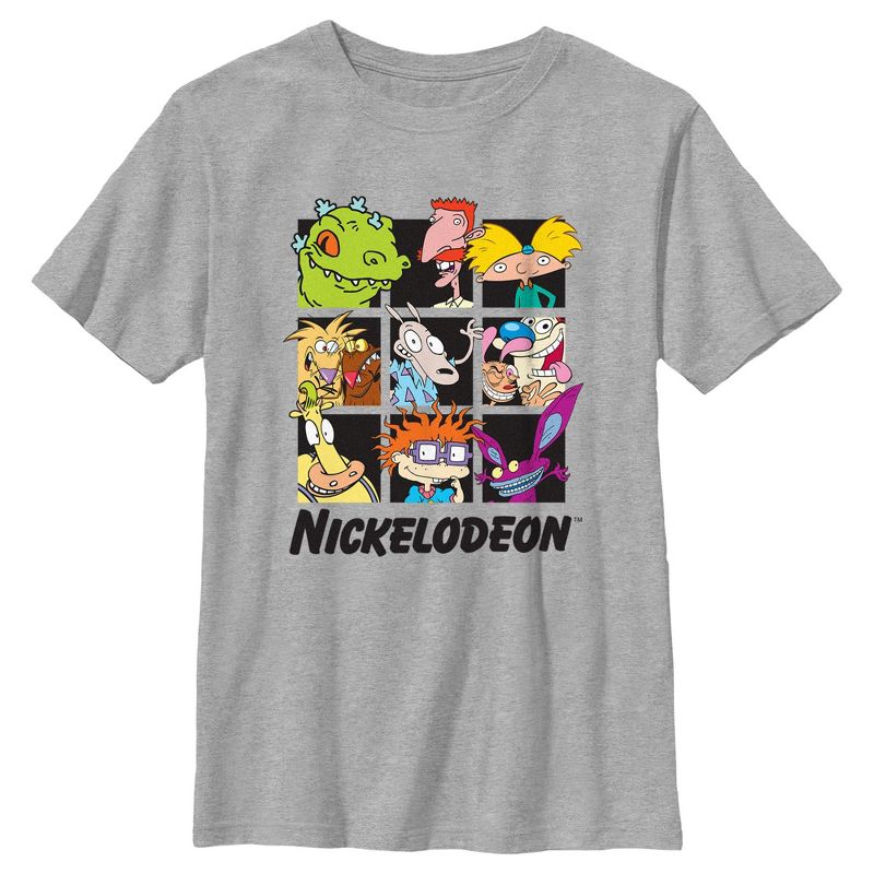 Boy's Nickelodeon Character Squares T-Shirt, 1 of 6