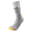 Men's Gray Color Novelty Socks - 2 of 3
