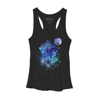 Women's Design By Humans Play Music On The Edge By Maryedenoa Racerback Tank Top