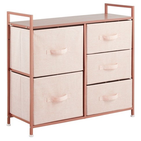 Mdesign Long Dresser Storage Organizer, 46 Wide Dresser