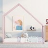 KIGFTSOD Twin Size Metal House Bed Kids Bed - 2 of 4