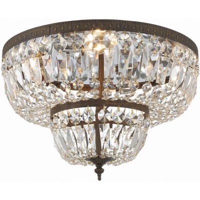 Crystorama Lighting Ceiling Mount 4 - Light Flush Mount in  English Bronze