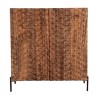 Cameron 2 Door Bar Cabinet Brown - Treasure Trove: Mid-Century Modern, Wine Storage, Sheesham Wood - 2 of 4